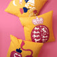 Coronation Cushion - Royal Coat of Arms -Gold