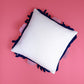 Poppy Cushion - Midnight Blue