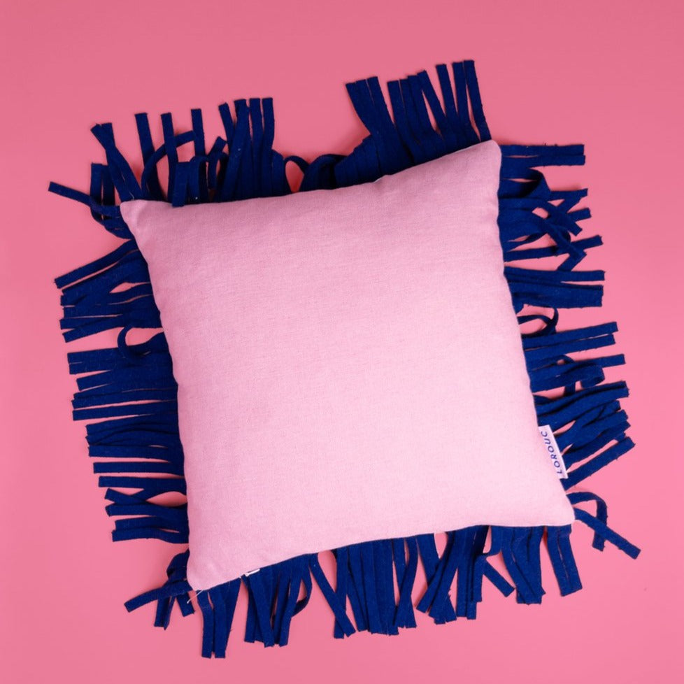 Bloom Dream Cushion - Midnight Blue