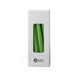 Box of 12 Light Green Mini Dipped Candles