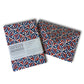 Packet of 10 Envelopes- Kaleidoscope Red/Blue