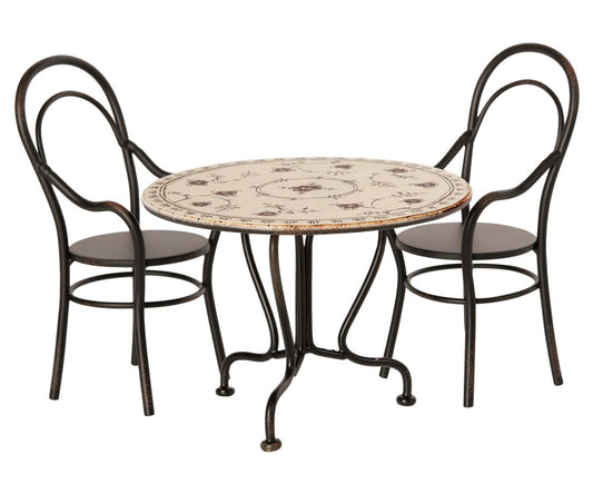 Dining Table Set With Two Chairs