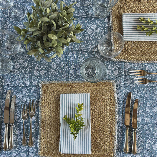 Florence French Blue Tablecloth