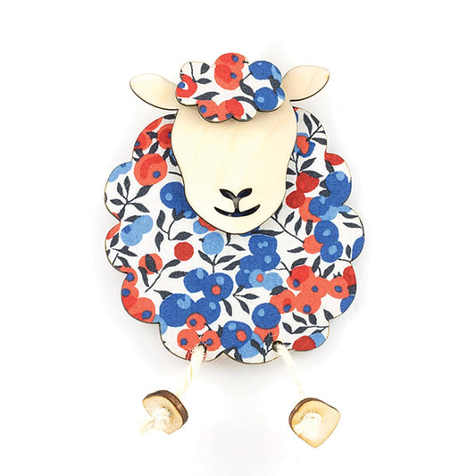 Hettie the Sheep Liberty- Wiltshire Berry Blue