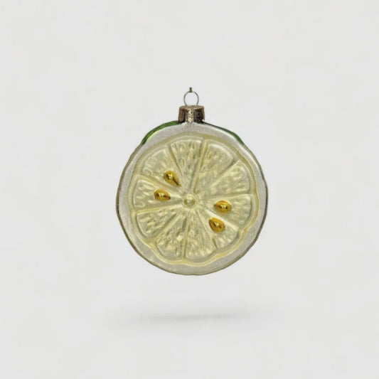 Glass Half Lemon Ornament