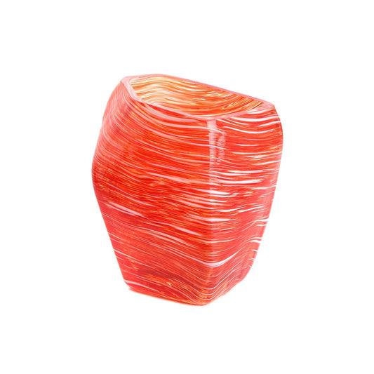 Dorian Glass Vase-Red